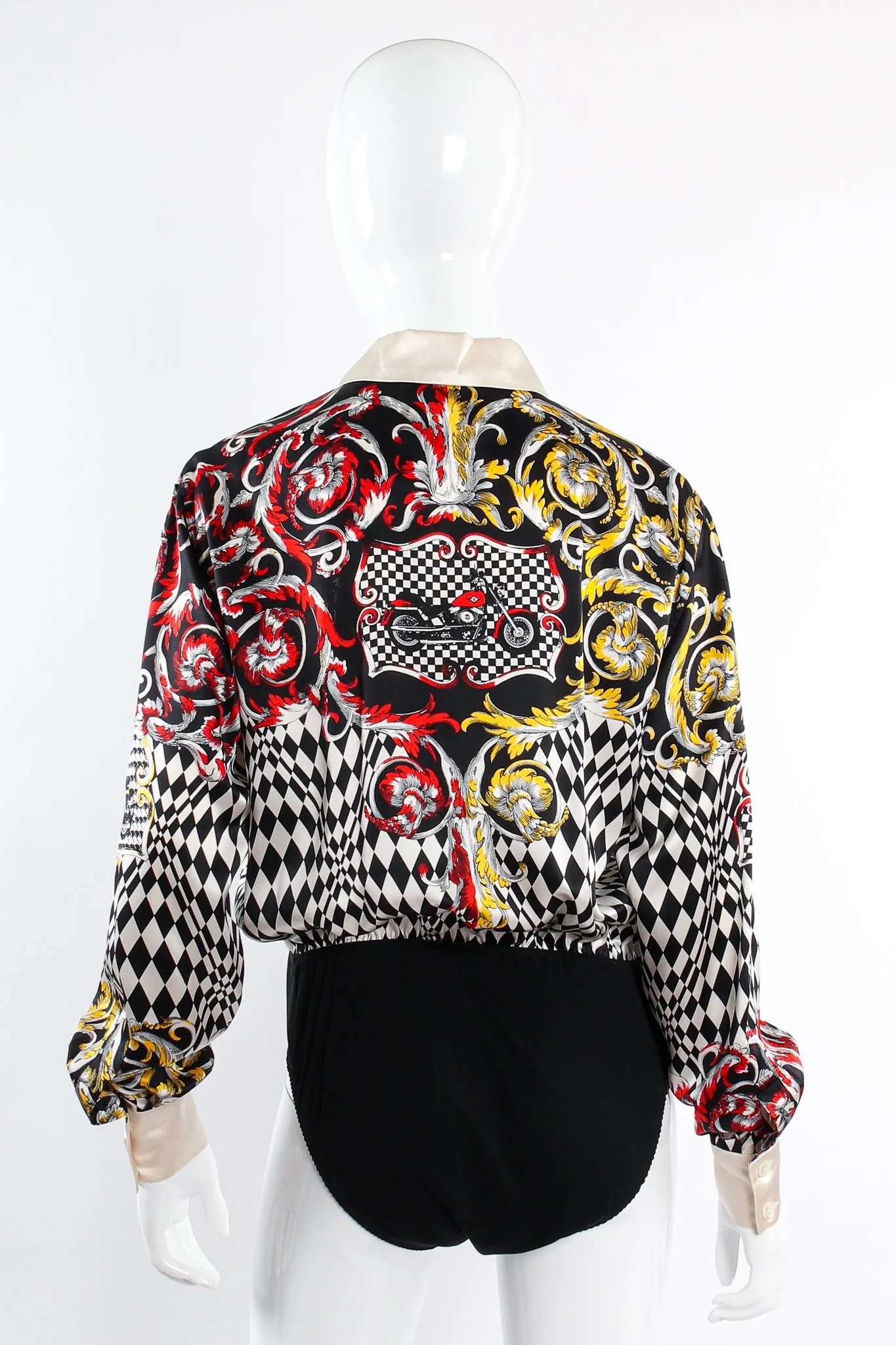 Checkered Motorcycle Rally Bodysuit