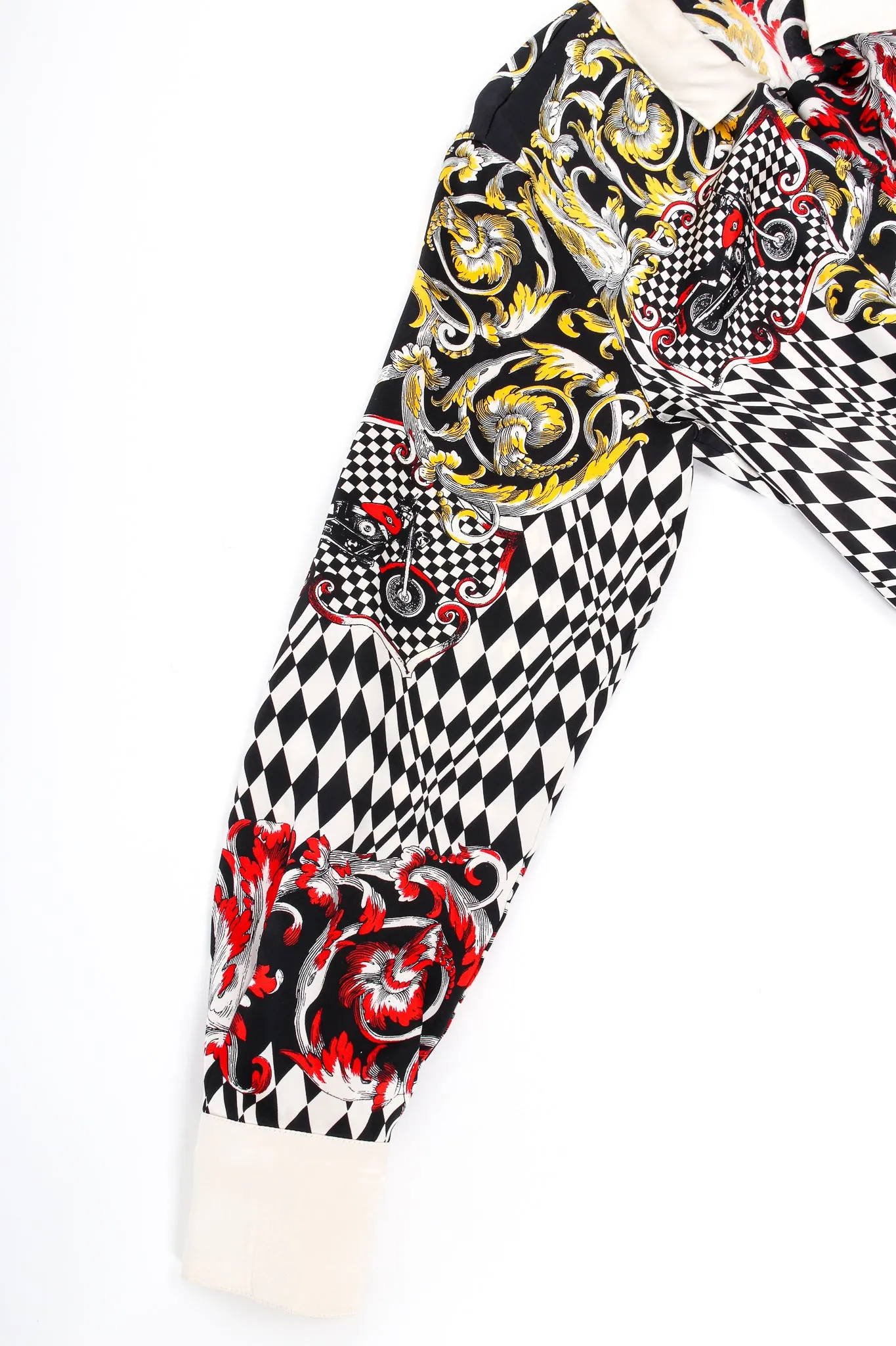 Checkered Motorcycle Rally Bodysuit