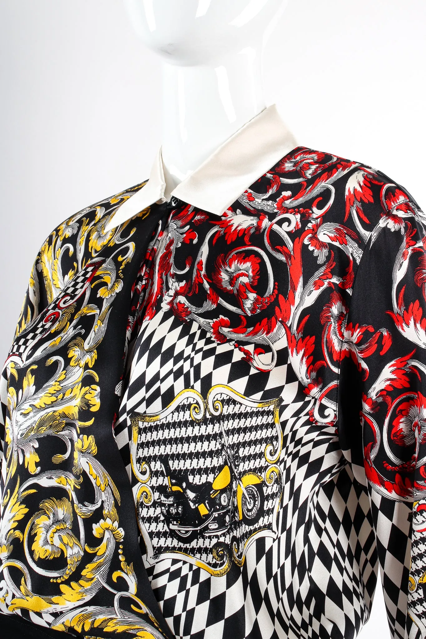 Checkered Motorcycle Rally Bodysuit