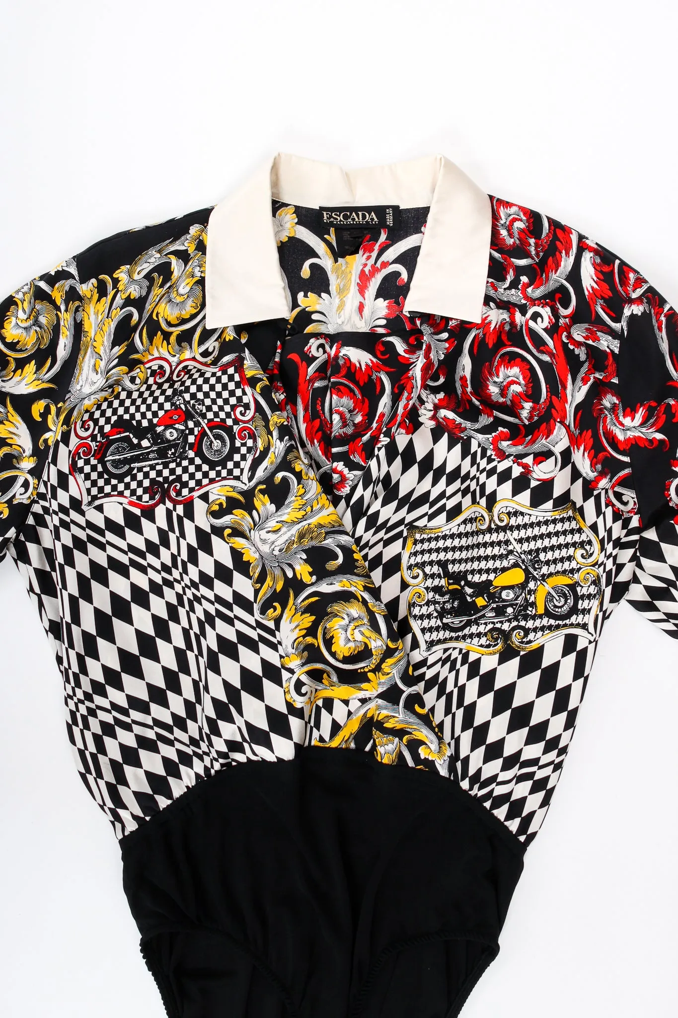Checkered Motorcycle Rally Bodysuit