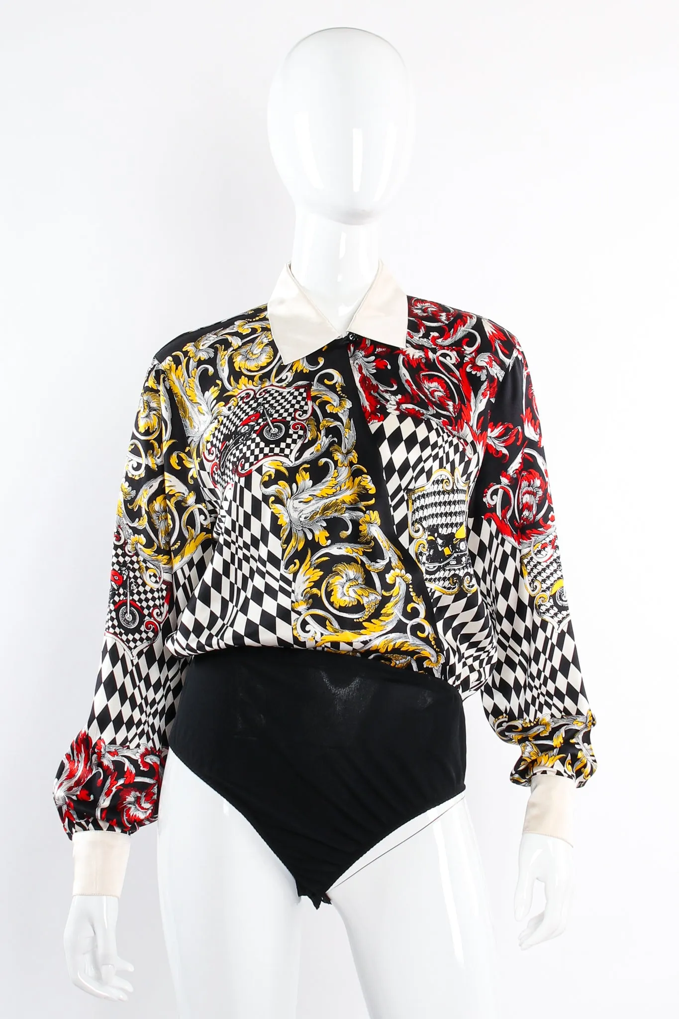 Checkered Motorcycle Rally Bodysuit