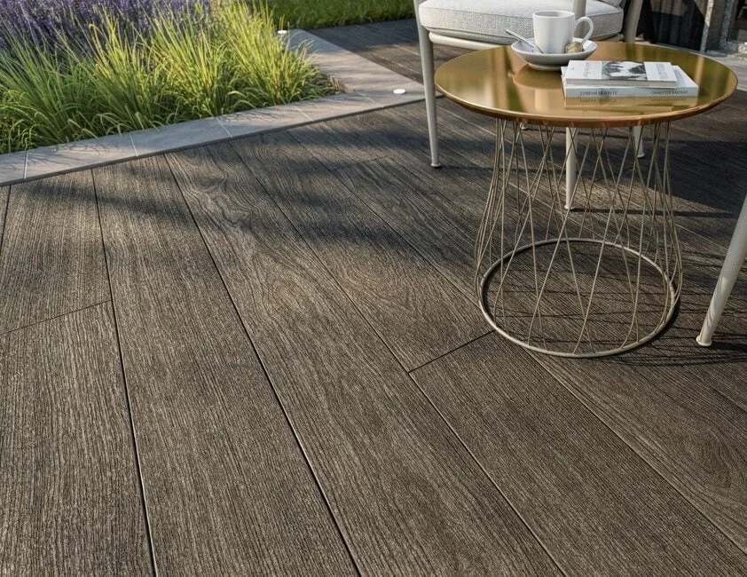 Cladco Nordeck Premium PVC-ASA Woodgrain Effect Decking Board - 3.6m (All Colours)