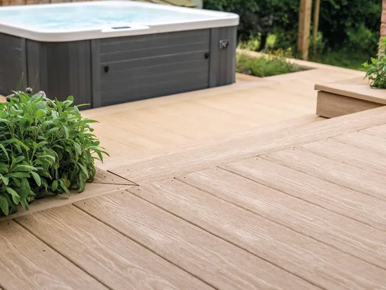 Cladco Nordeck Premium PVC-ASA Woodgrain Effect Decking Board - 3.6m (All Colours)