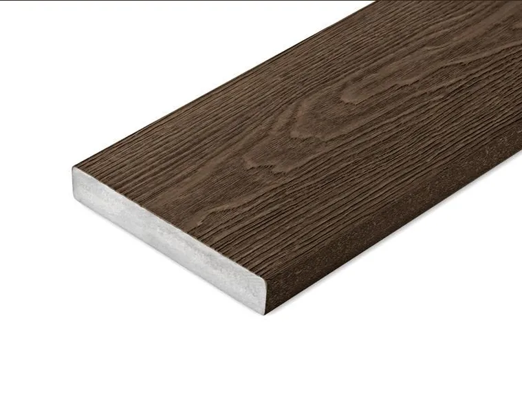 Cladco Nordeck Premium PVC-ASA Woodgrain Effect Decking Board - Walnut (3.6m)