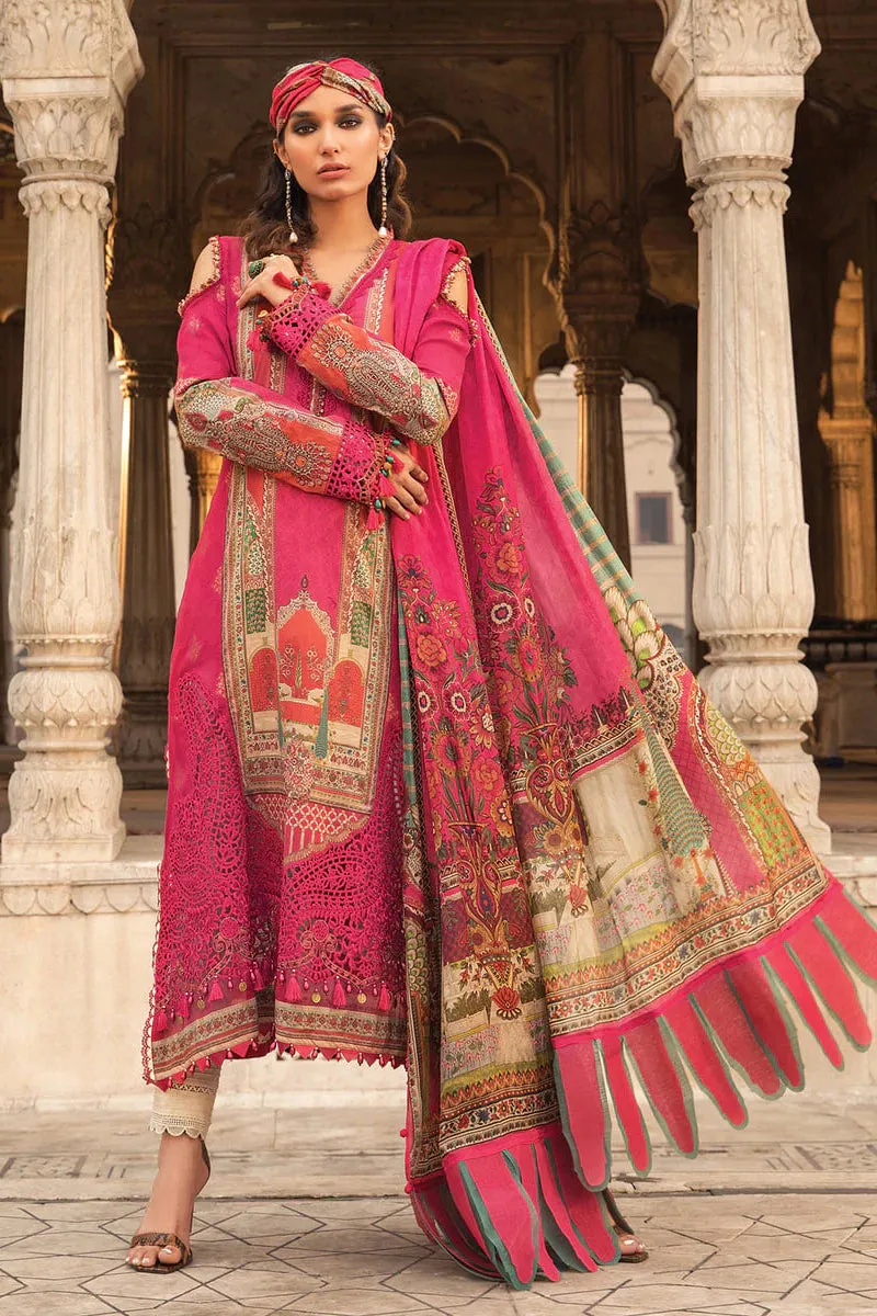 D-2213-B | Maria B Mein Teri Aan Lawn Summer Collection 22 | Unstitched Embroidered  Lawn Suits