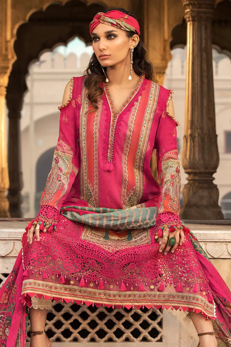D-2213-B | Maria B Mein Teri Aan Lawn Summer Collection 22 | Unstitched Embroidered  Lawn Suits