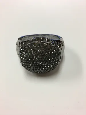 Dark Rhinestone Cuff