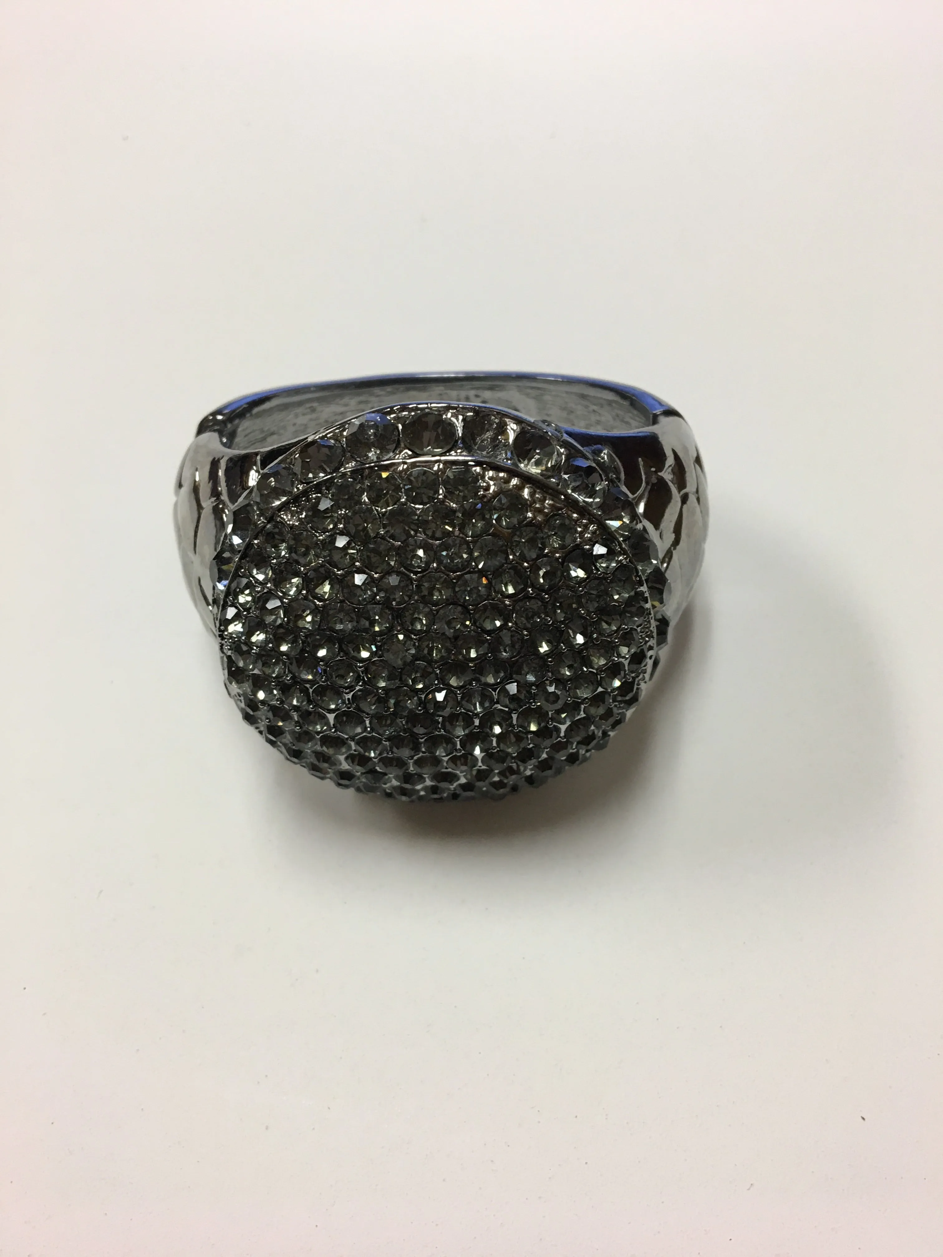 Dark Rhinestone Cuff