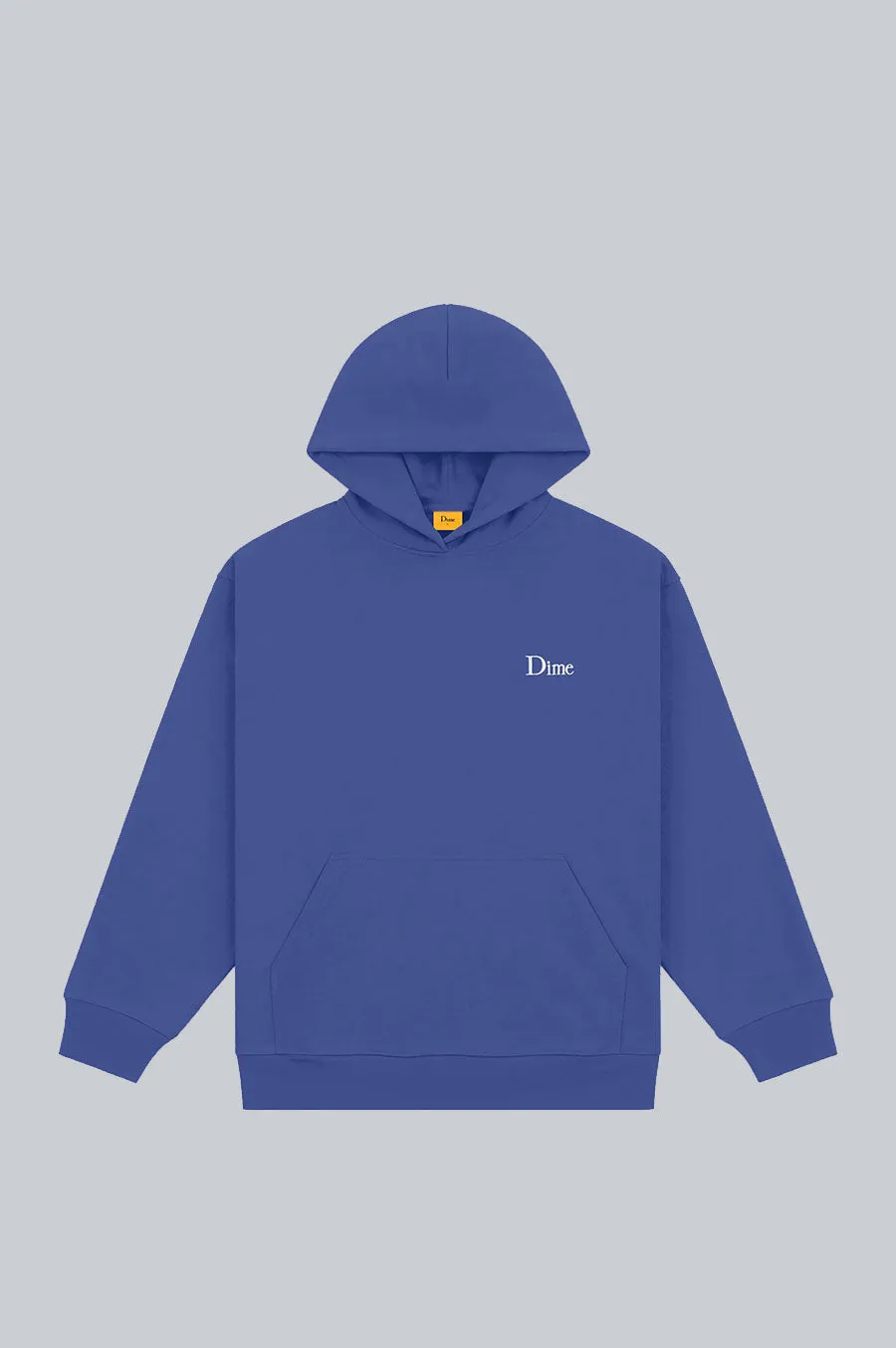 DIME CLASSIC SMALL LOGO HOODIE INDIGO