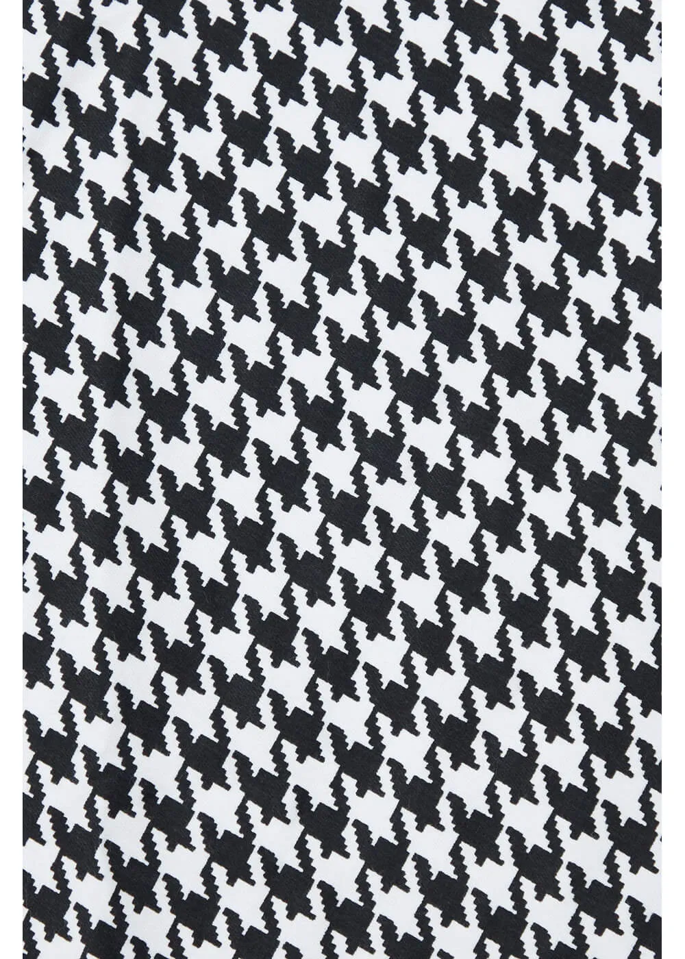 Dolly & Dotty Lily Dogtooth 50's Swing Dress Black White