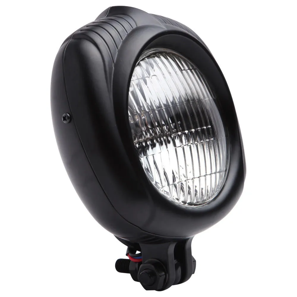 Electroline Vintage Square Headlight - Black