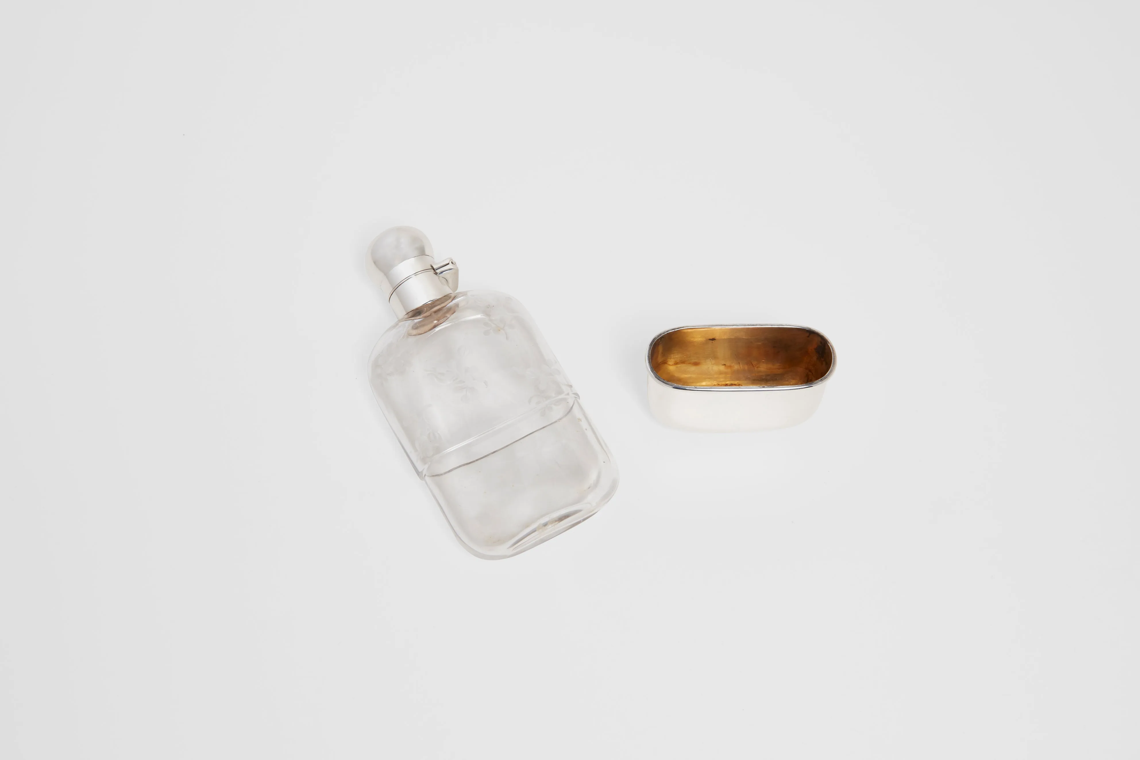 Engraved Flask with Removable Cup