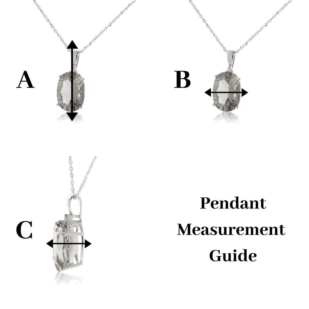 Fancy Cut Pink Spinel & Diamond Accented Pendant