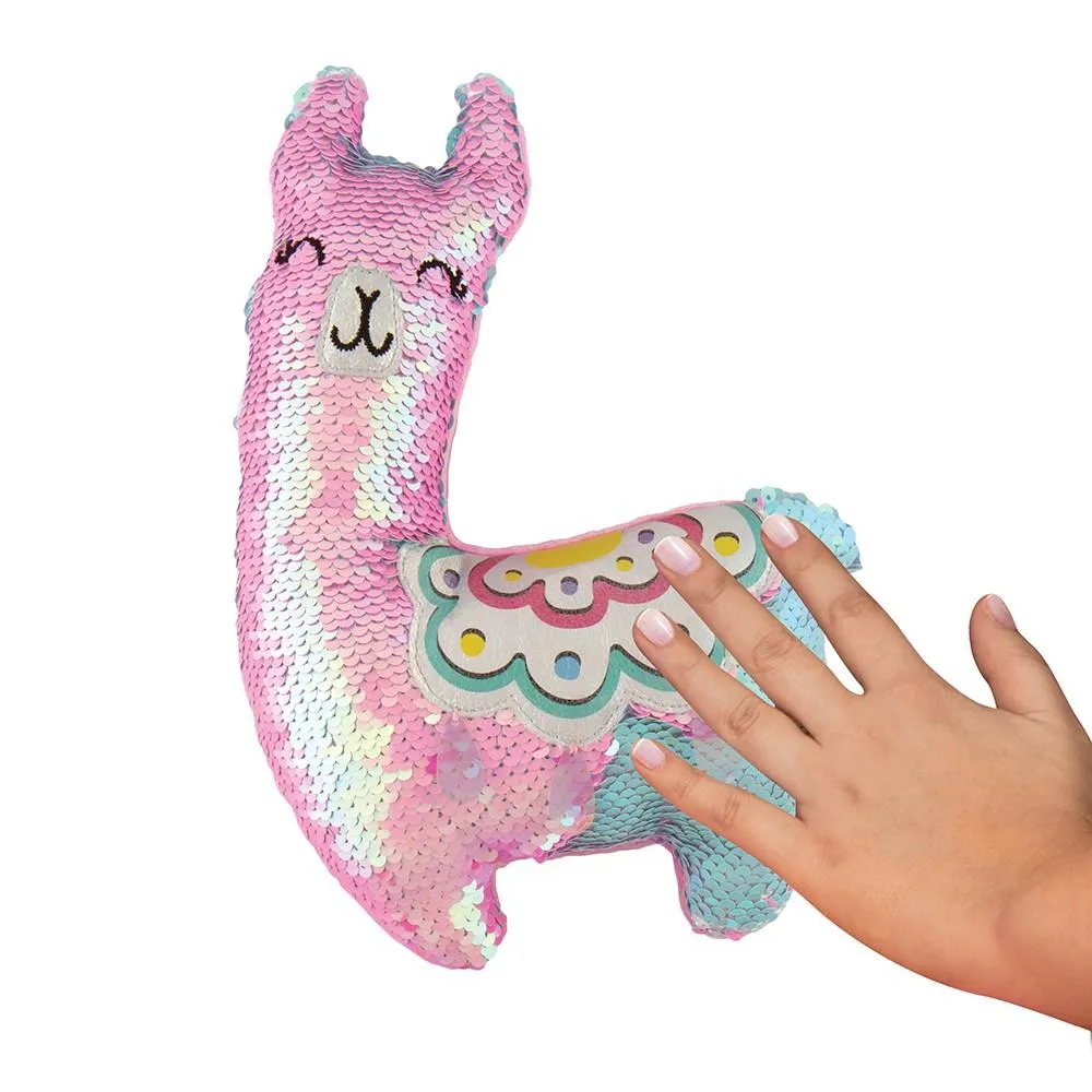 Fashion Angels Sequin Plush Llama