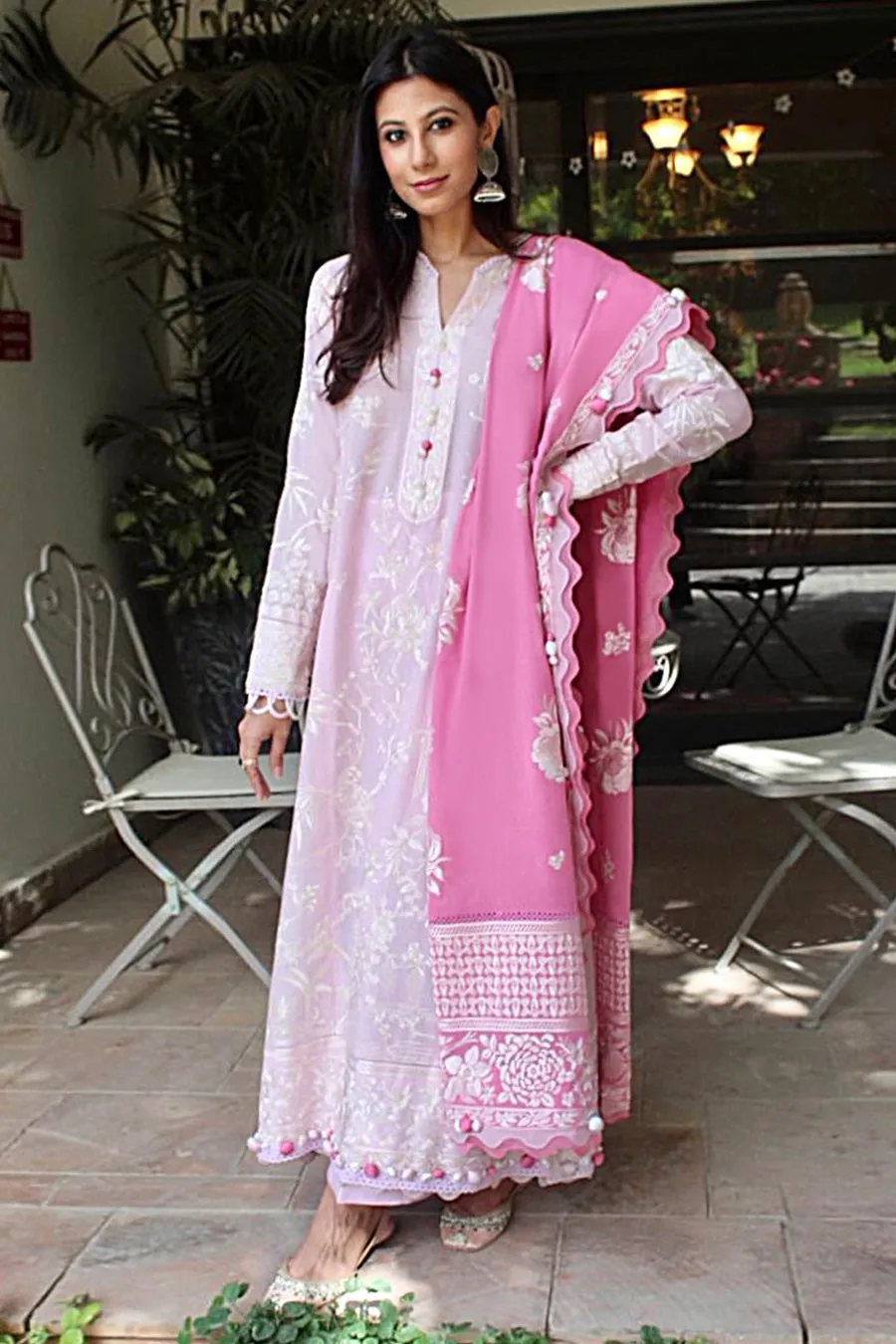 FERESHTEH (ZL22-01 A) | Zaha Summer Lawn Collection 2022 | Unstitched Embroidered Lawn Suits