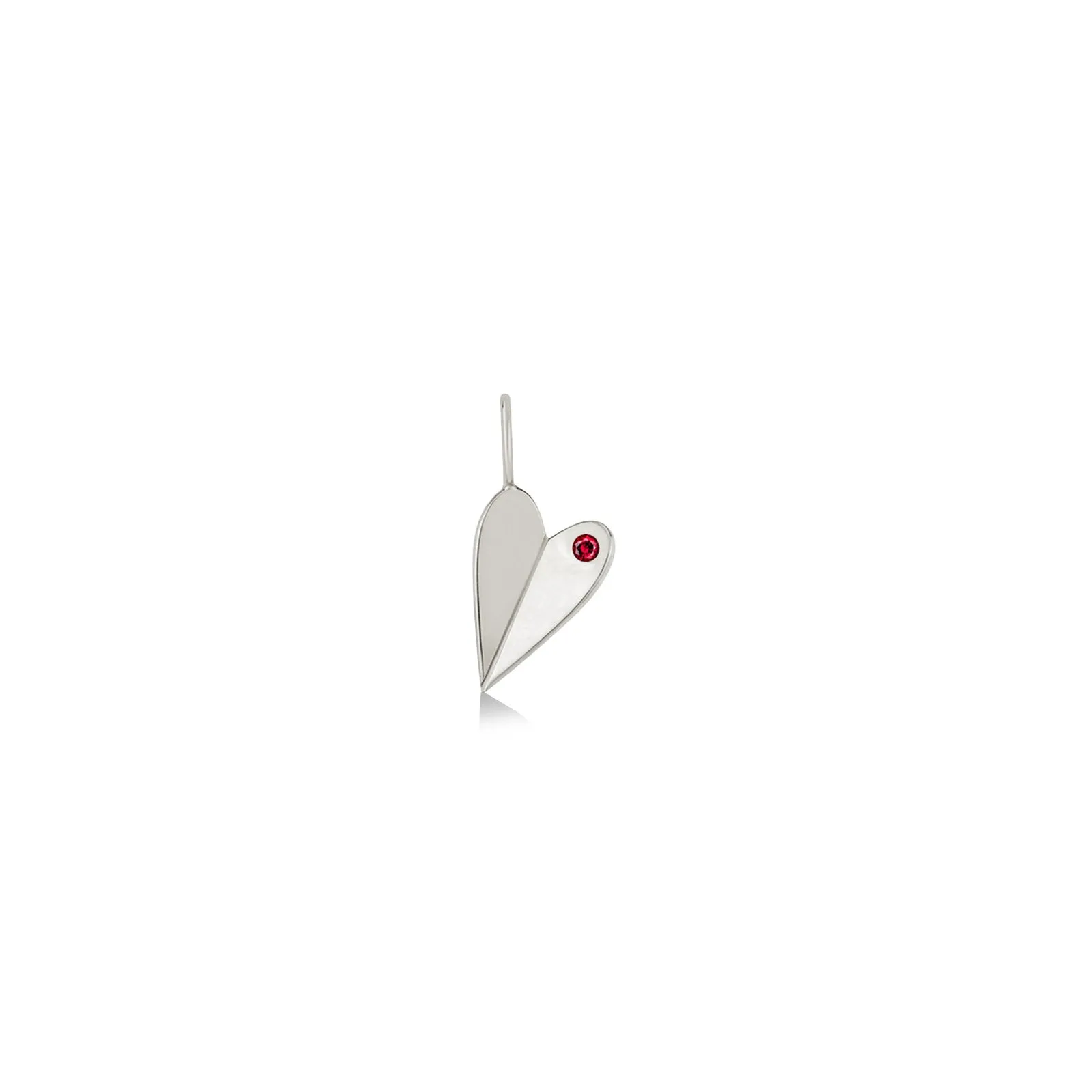 Folded Heart Charm