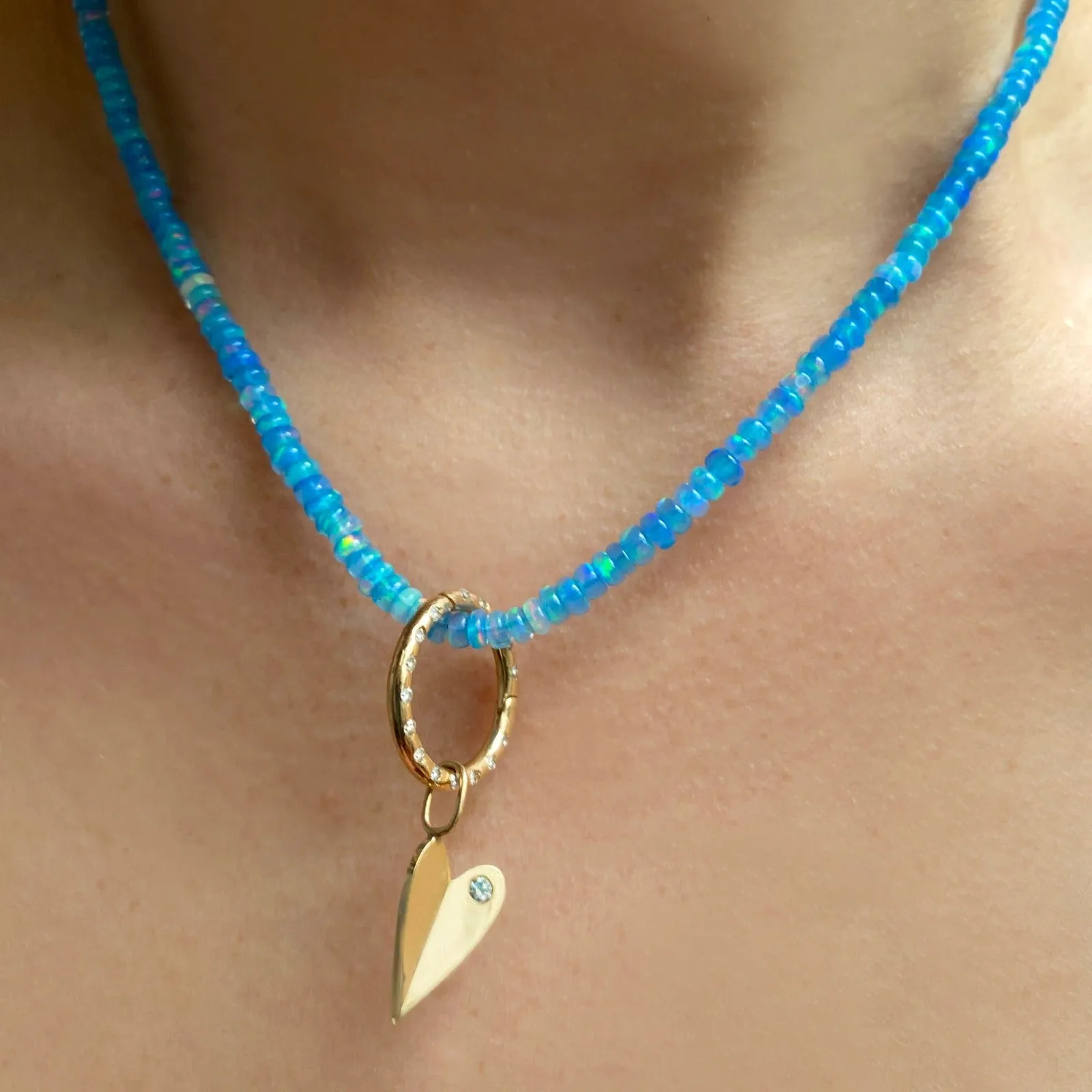 Folded Heart Charm