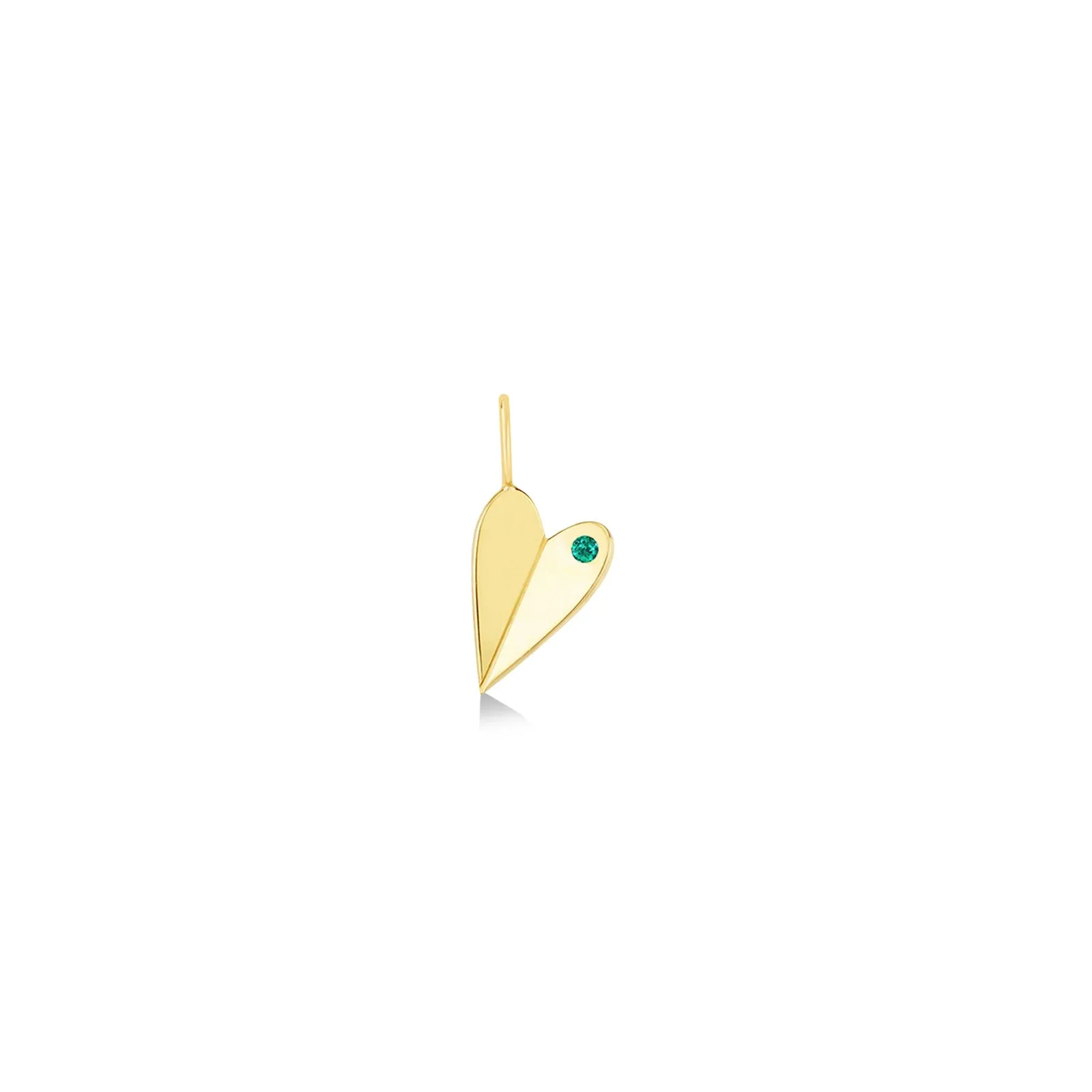 Folded Heart Charm