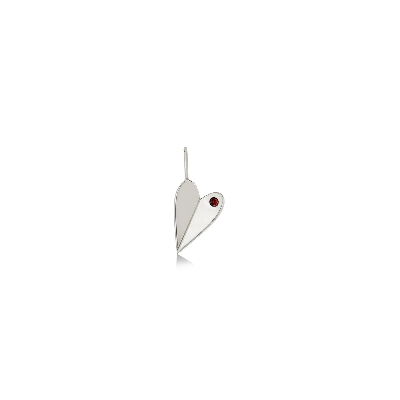 Folded Heart Charm