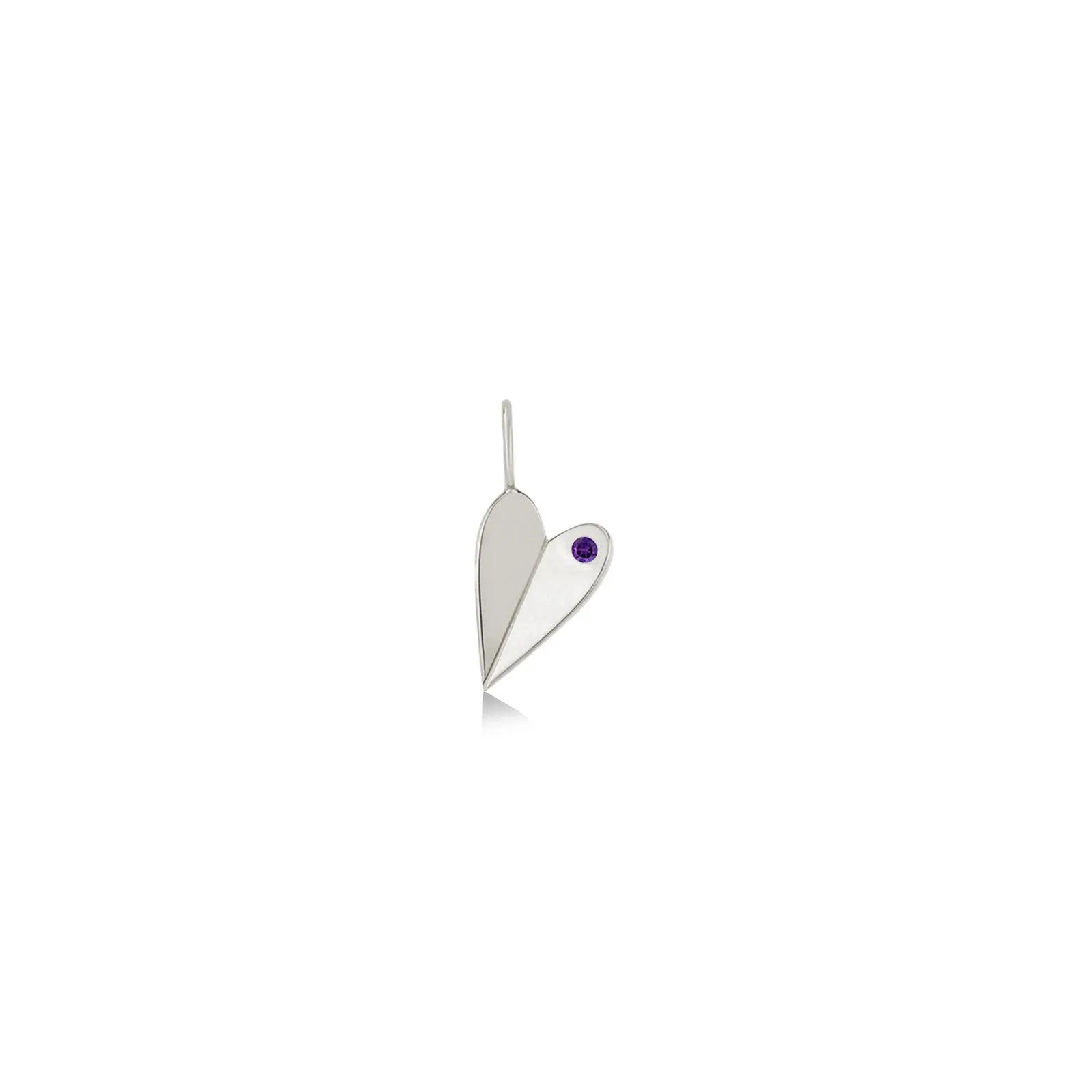 Folded Heart Charm