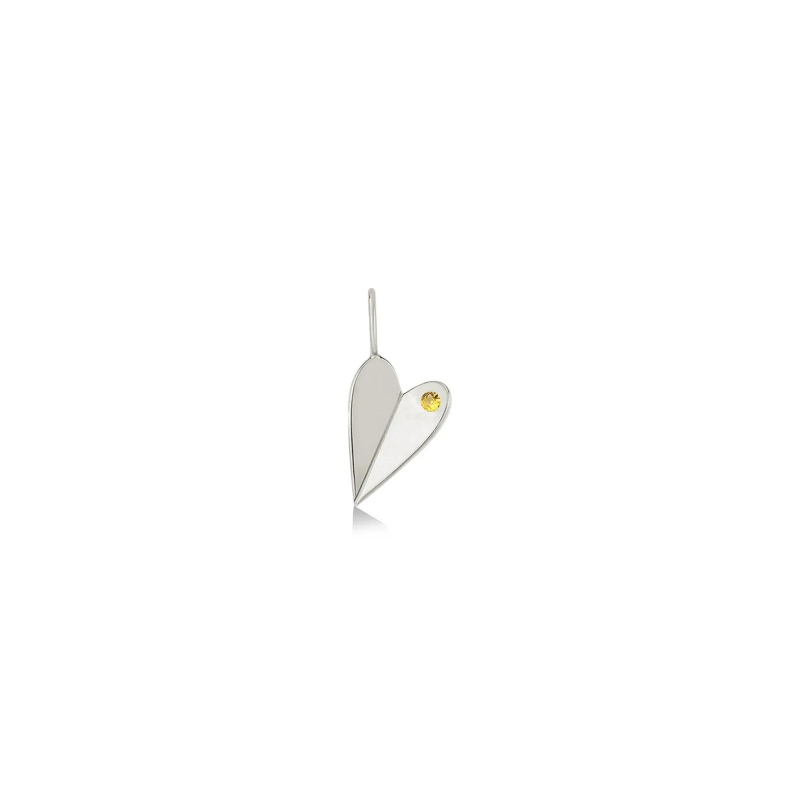 Folded Heart Charm