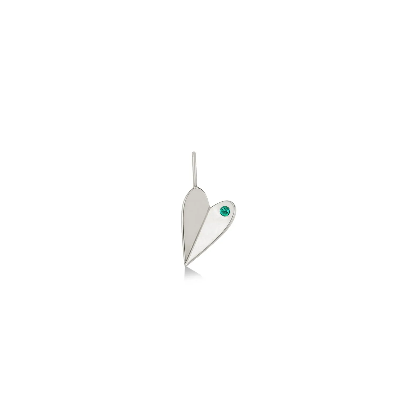 Folded Heart Charm