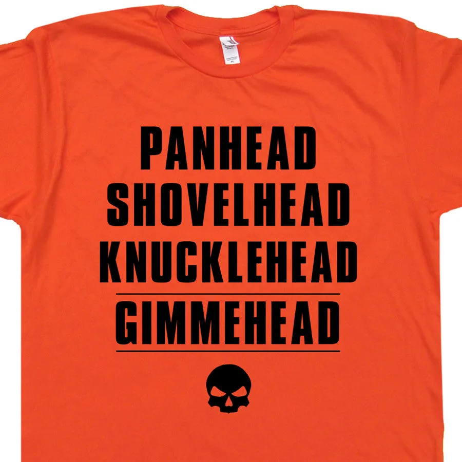 Gimmehead Offensive Motorcycle T Shirt Funny Biker Tee