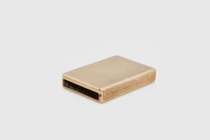 Gold Match Vesta/ Pill Box