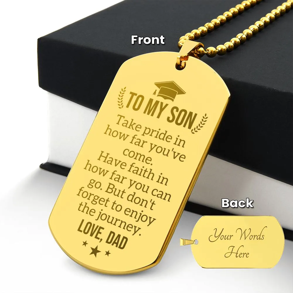Graduation Gift for Son from Dad, Son Graduation Gift from Dad