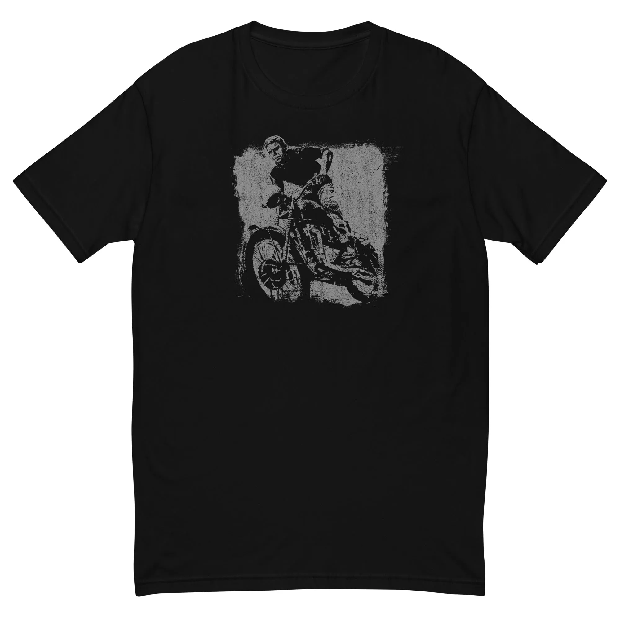 Great Escape Steve McQueen Motorcycle Jump T-shirt