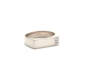 Hallmark Plateau Pinky Ring