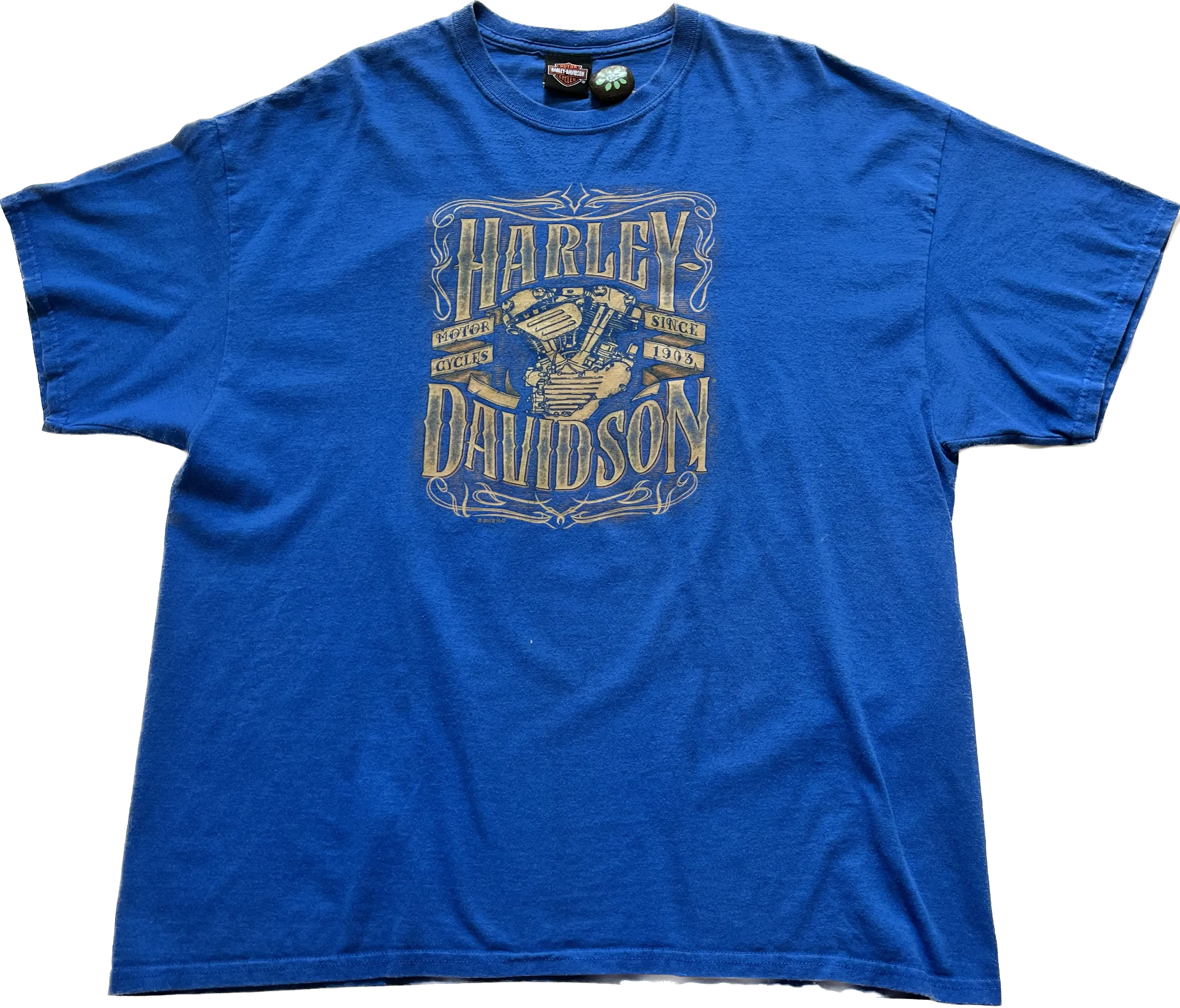Harley Davidson Blue 'Tombstone Arizona' Tee