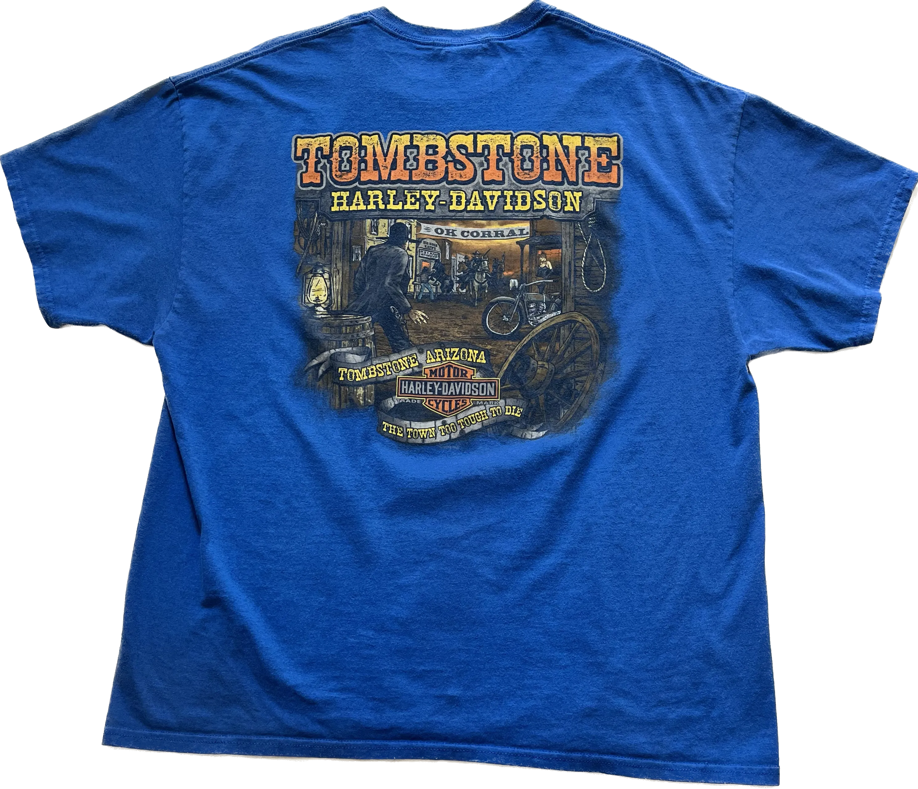 Harley Davidson Blue 'Tombstone Arizona' Tee