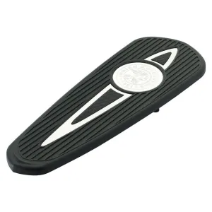 Headdress Rider Floorboard Pads in Polished, Pair