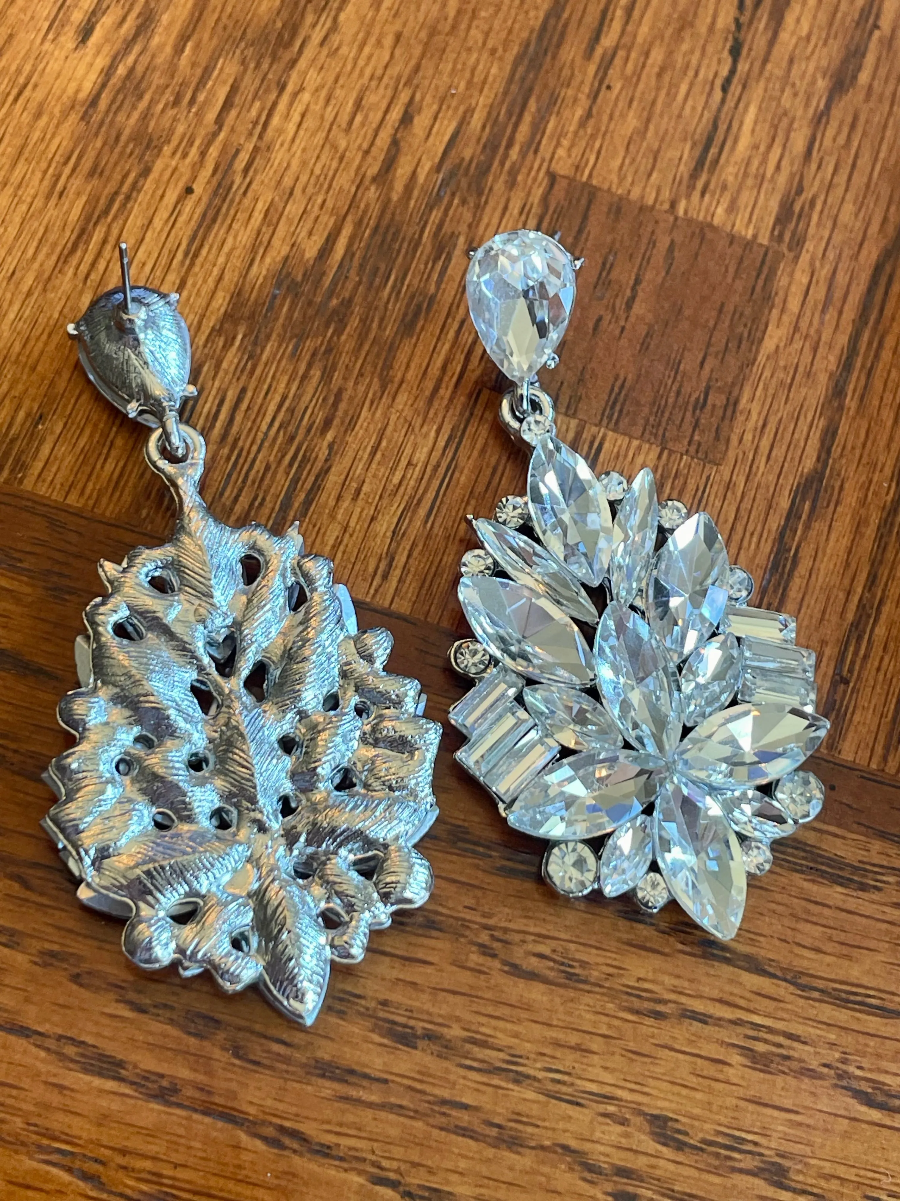 Here For The Party Rhinestone Cluster Earrings
