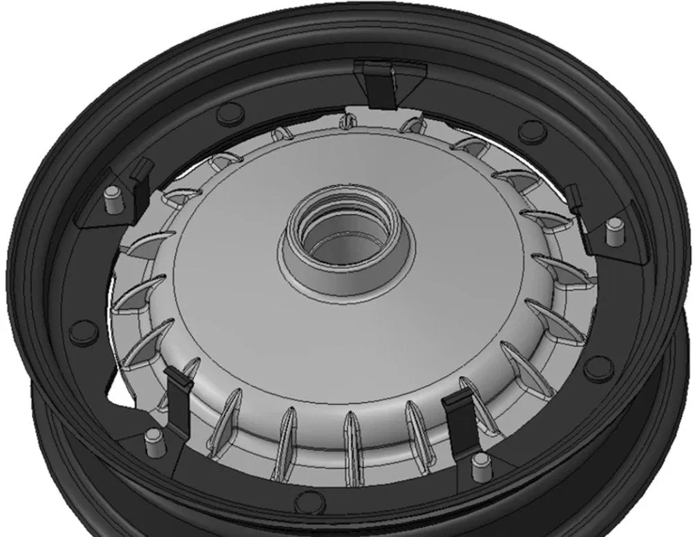 Hub Cap AF Parts AEROWHEEL 10" Rim | Vespa ET2/ET4 50-150cc Piaggio ZIP
