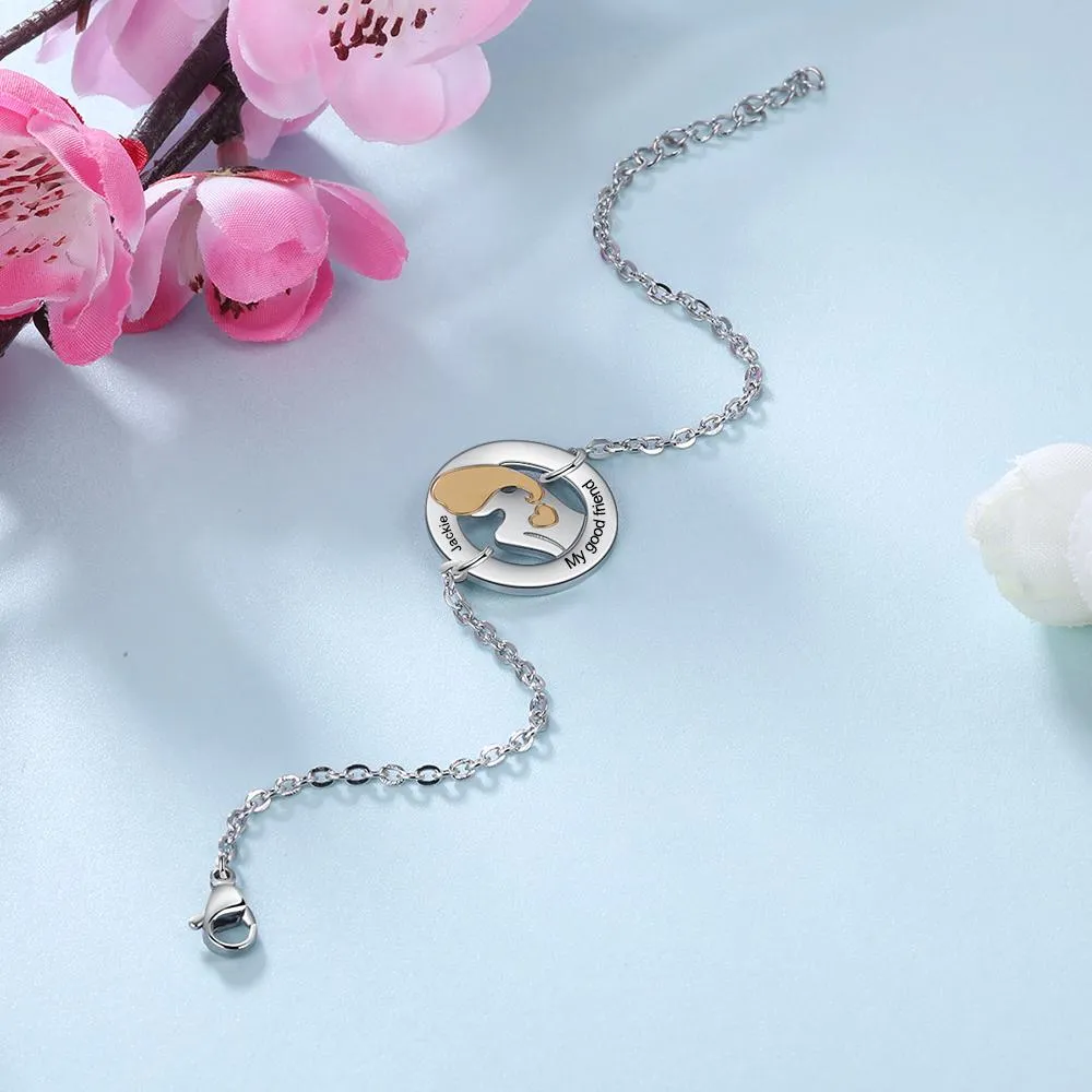 I Got Your Back Sister Chain Bracelet