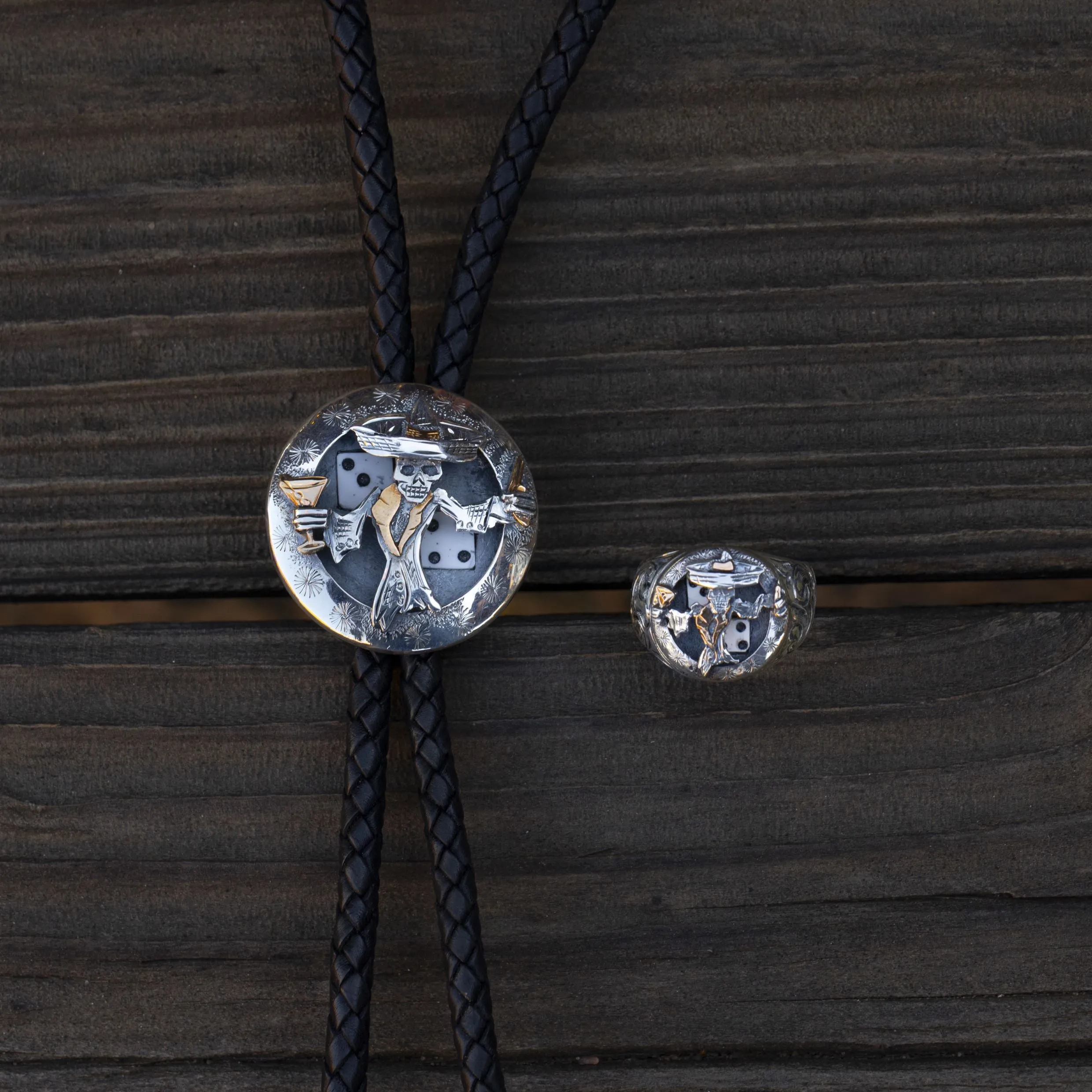 Johnny Bones Lucky Dice Bolo