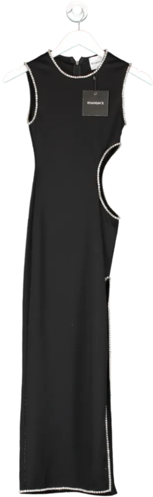 Khanum's Black Kora Dress UK XS