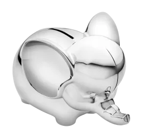Krysaliis Silver-plate Elephant Baby Bank