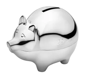 Krysaliis Silver-plate Piggy Baby Bank