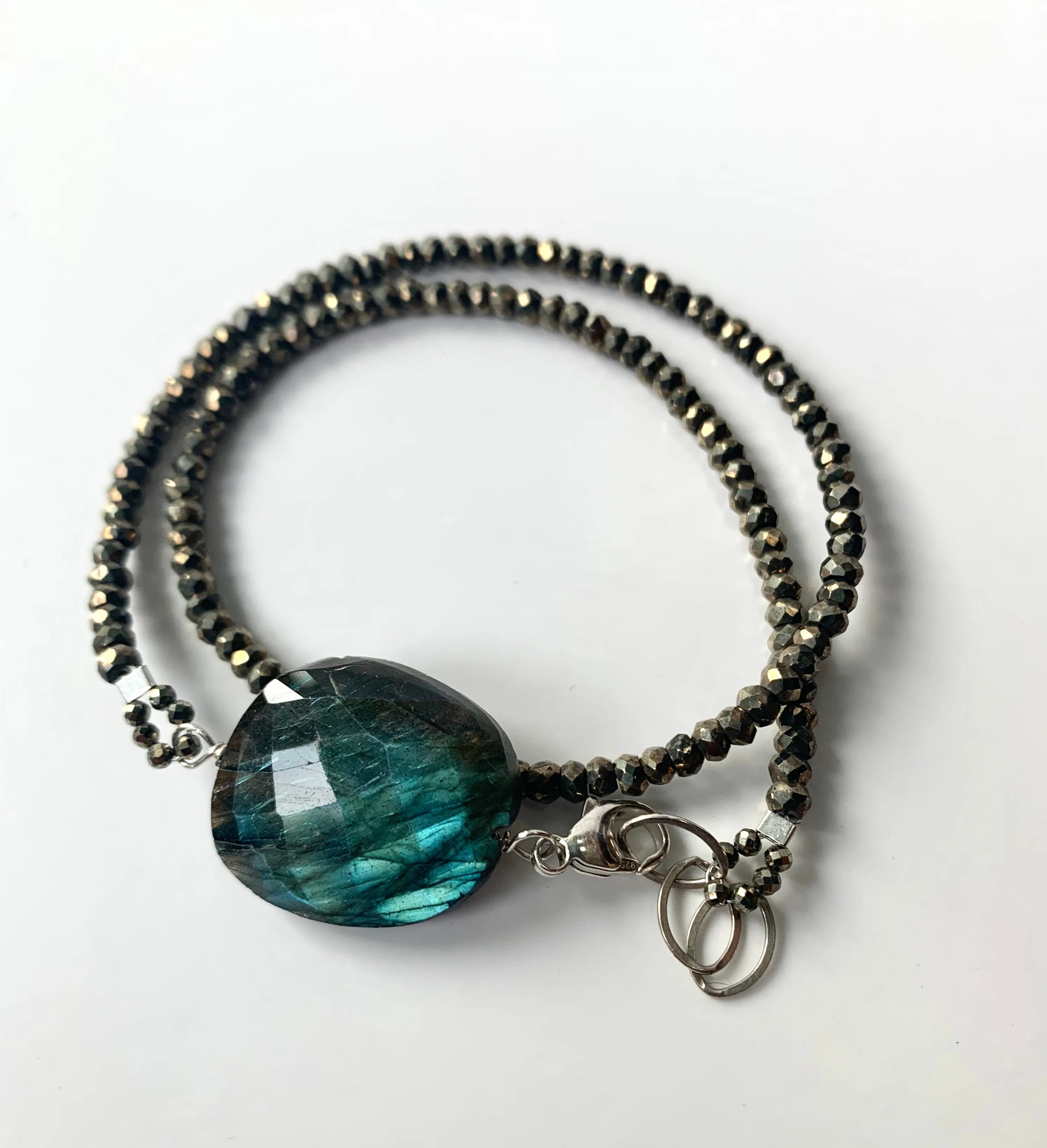 Labradorite Wisteria Wrap Bracelet