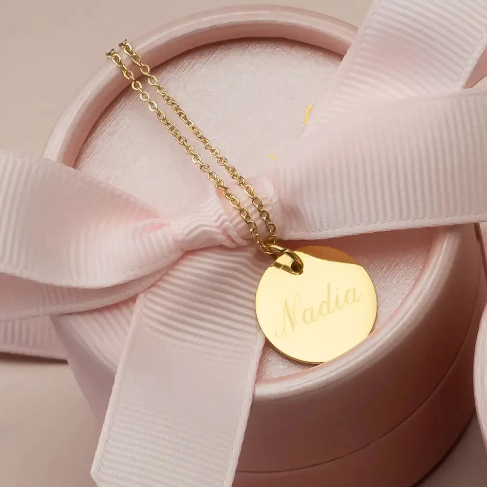 Large Disc Necklace