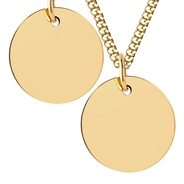 Large Disc Necklace