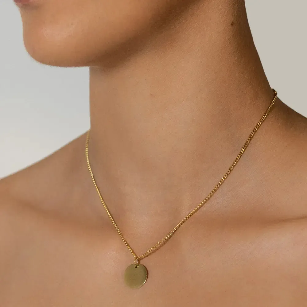 Large Disc Necklace