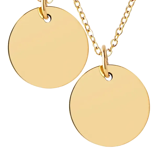 Large Disc Necklace