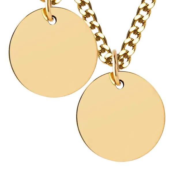 Large Disc Necklace