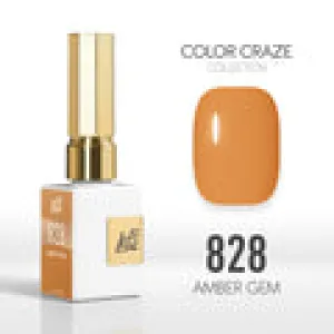 LDS Color Craze Gel Nail Polish - 828 Amber Gem - 0.5oz