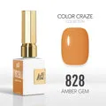 LDS Color Craze Gel Nail Polish - 828 Amber Gem - 0.5oz