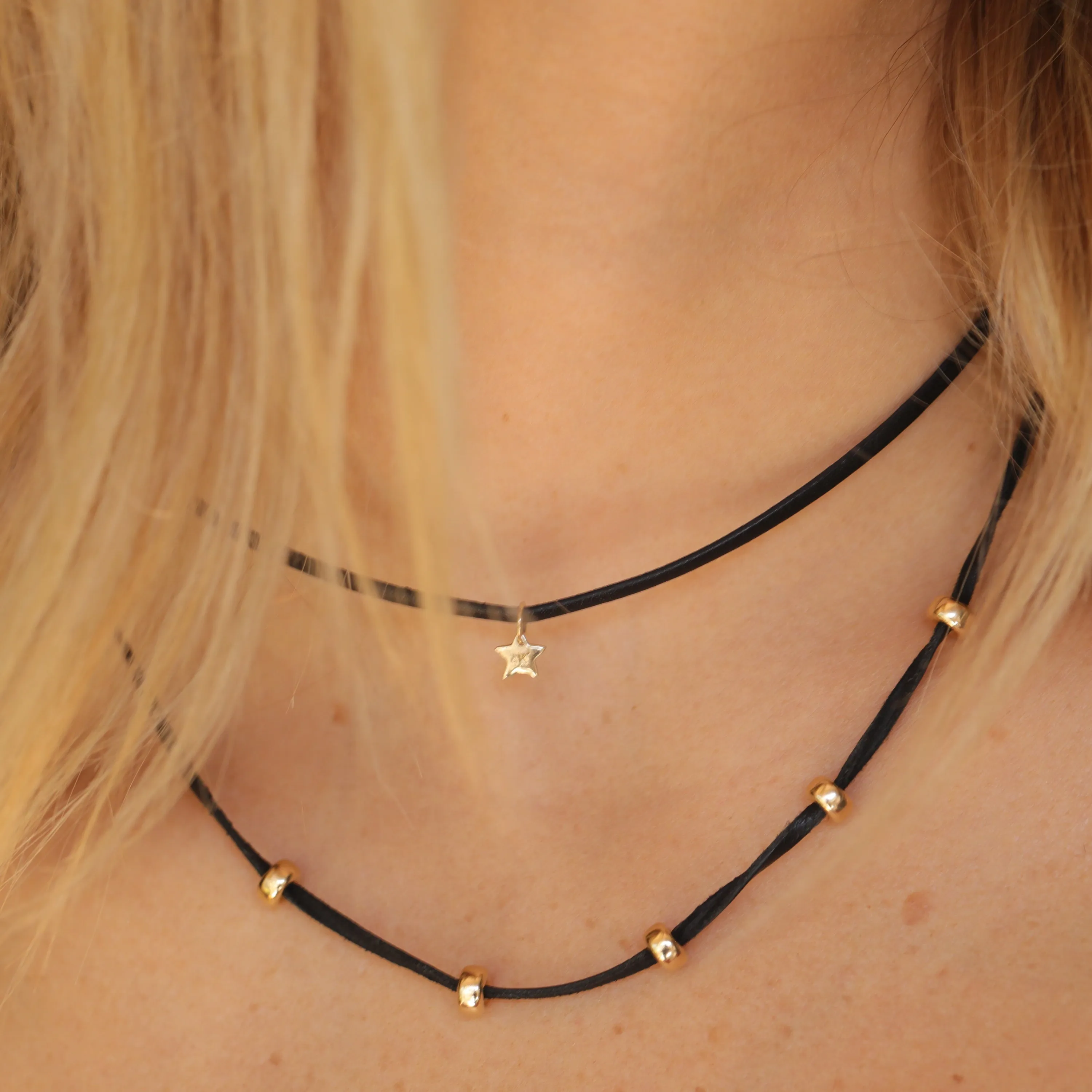 Leather Necklace Set